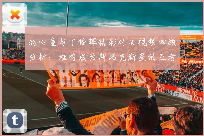 赵心童与丁俊晖精彩对决视频回顾分析，谁将成为斯诺克新星的王者